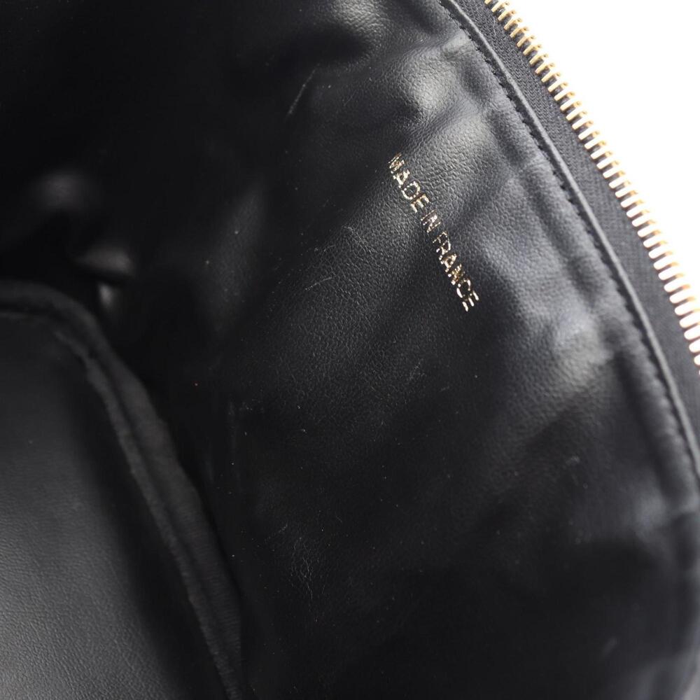 CHANEL Black Leather Logo Vanity Bag - Picture 8 of 8